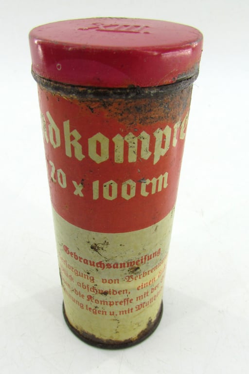 Wehrmacht Medical 'Brandkompresse' Container