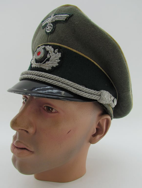 Wehrmacht Heer Infantry Officer’s Visor Cap by Peküro – Size 56