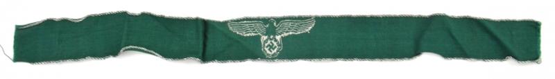 German Third Reich Customs Cufftitle