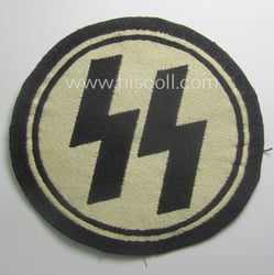 Waffen-SS sports'-shirt emblem as executed in the neat...