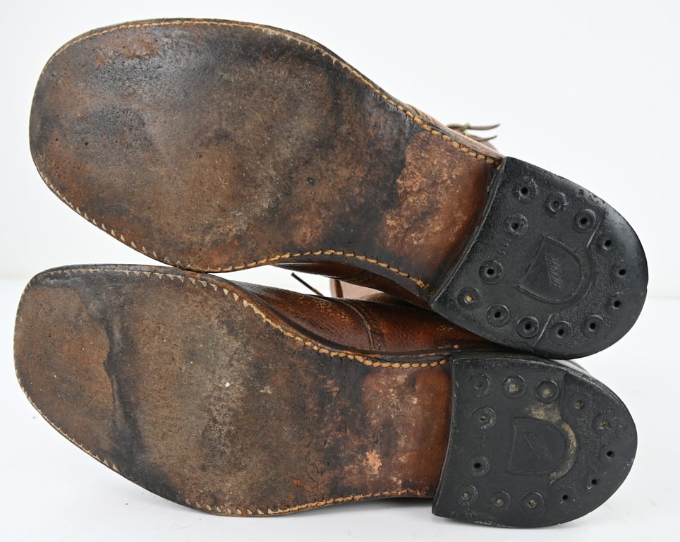 British WW2 Officer Twin Buckle Boots 1942