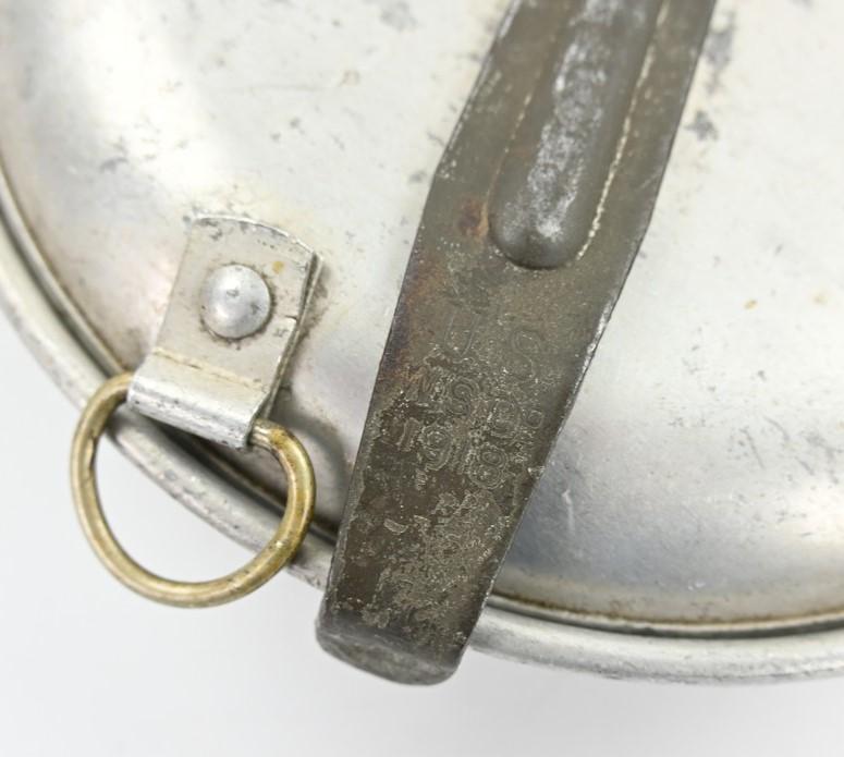 US WW1 M-1910 Messtin with Cutlery Set