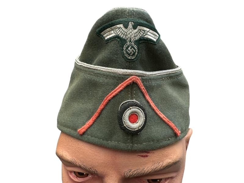 Wehrmacht (Heer) Panzerjäger Officer Overseas Cap