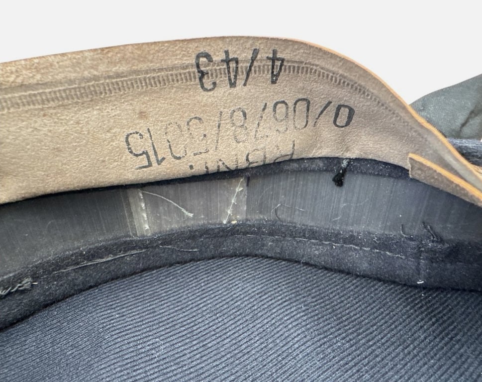Kriegsmarine Tellermütze (Donald Duck Cap) RB Numbered and dated 1943