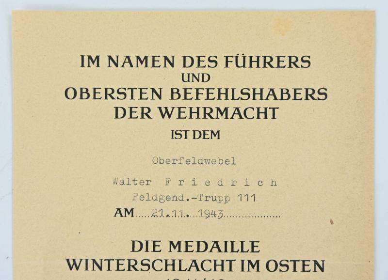 German WH Feldgendarmerie Document Grouping