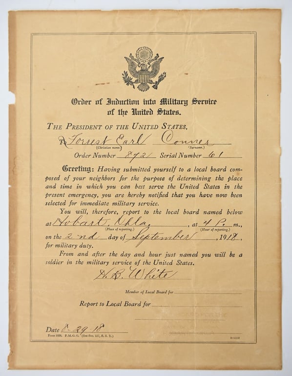 US Pre-WW2 Promotion Documents Set
