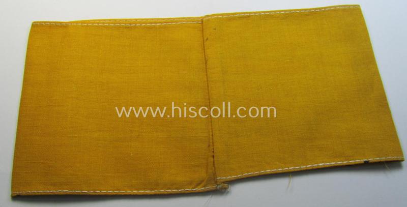 WH (Lufwaffe) later-war-period- and/or printed armband (ie. 'Armbinde') entitled: 'Deutsche Luftwaffe'