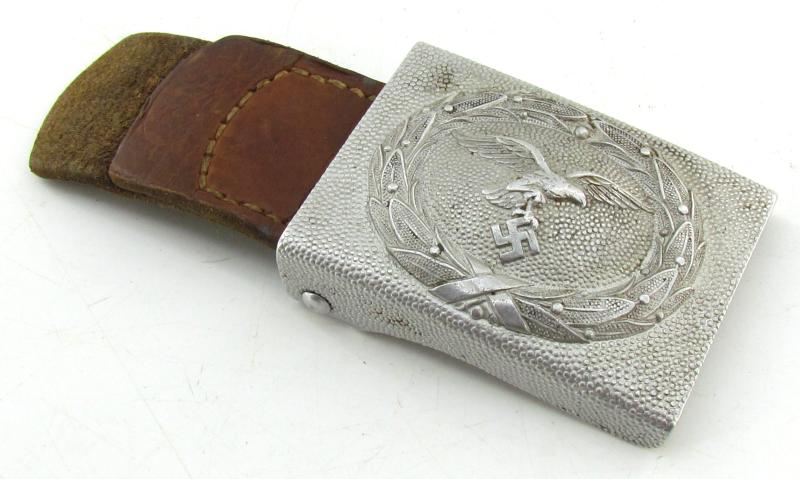 Luftwaffe Tabbed Aluminum Buckle 1938 ( JMO )