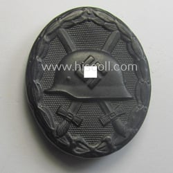 Minimally used- and/or hardly worn black-class wound-badge (or:...