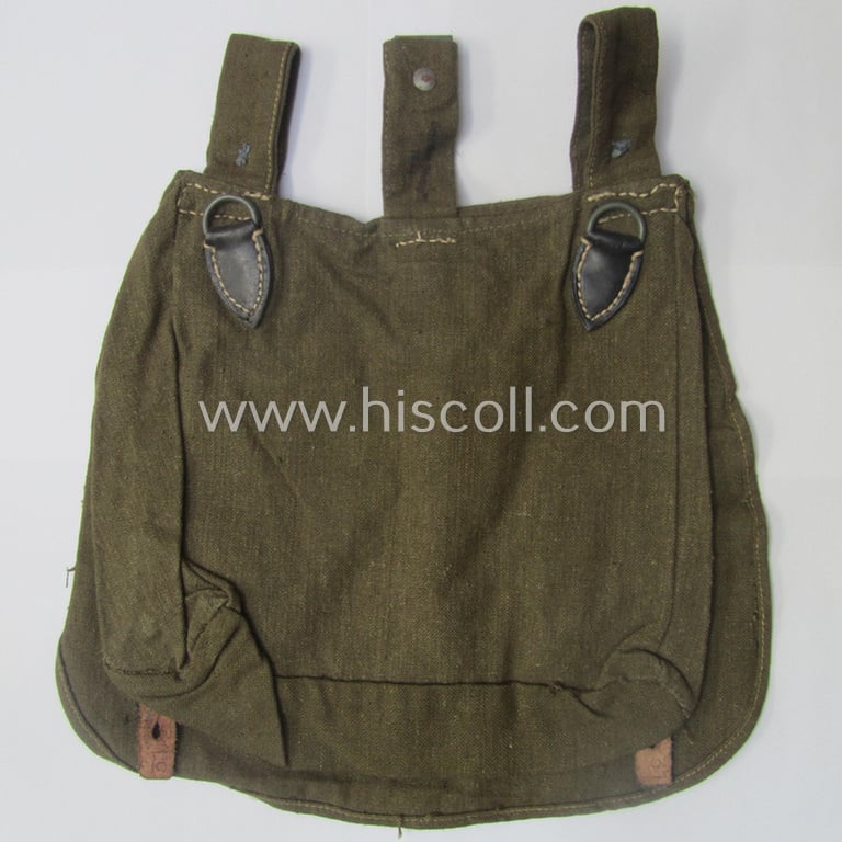 Mid- (ie. later-) war-period 'M31'-type, WH (Heeres ie. Waffen-SS etc.) 'Brotbeutel' (being a maker-marked and '1943'-dated example that comes in a simply never used- ie. 'virtually mint- ie. unissued' condition)