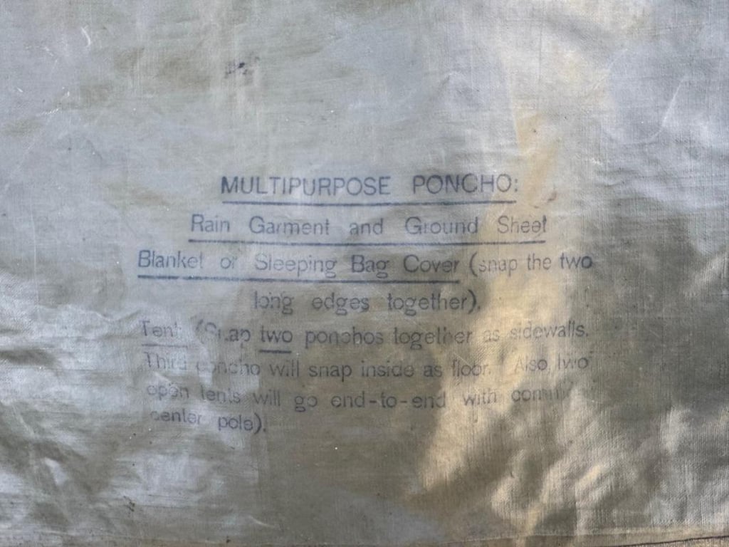 US WWII Rain Poncho