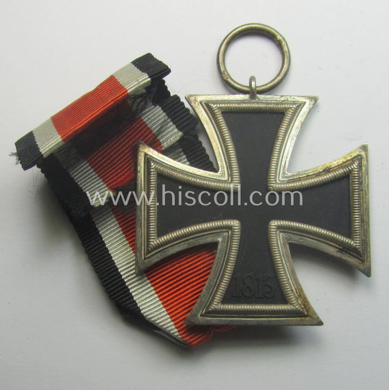 'EKII. Klasse' being a maker- (ie. '65'-) marked example that comes together with its confectioned ribbon (ie. 'Bandabschnitt') by the maker (ie. 'Hersteller'): 'Klein & Quenzer'