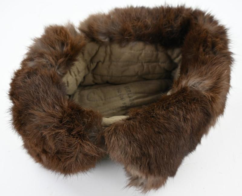 German WH Winter Cap Pelzmutze