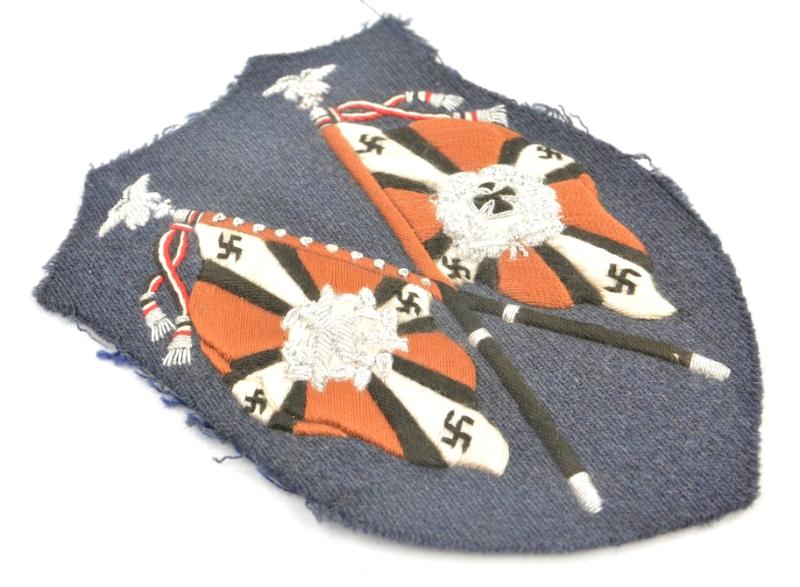 German LW Flag Holder Sleeve Patch Signal Troops