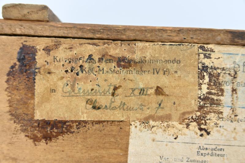 French WW2 POW Post Package 1942