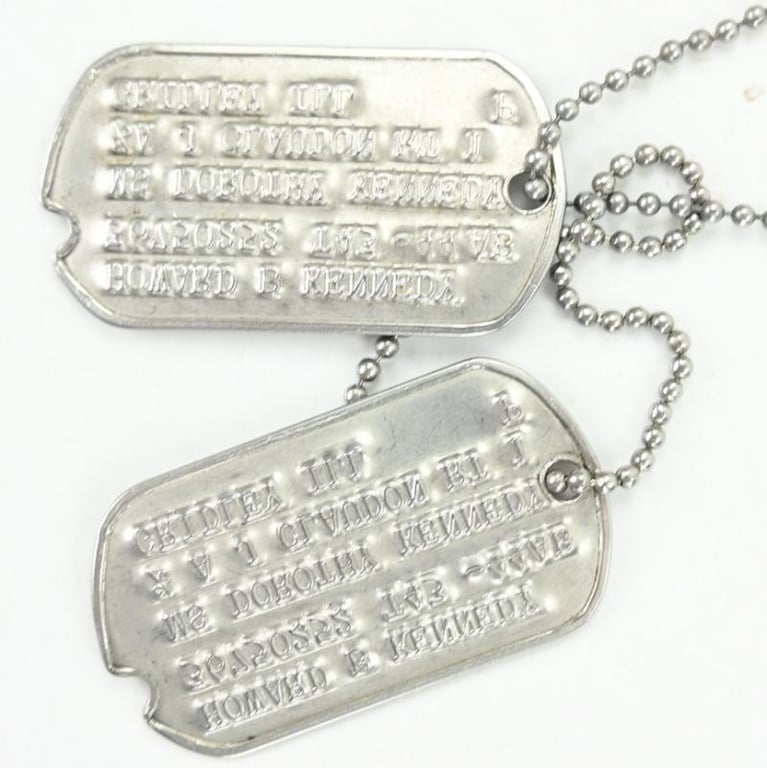 US WW2 Dog-Tag 'Edward B. Kennedy'