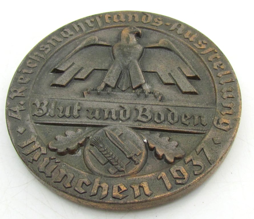 Blut und Boden München 1937 Ungesalzene Butter plaque