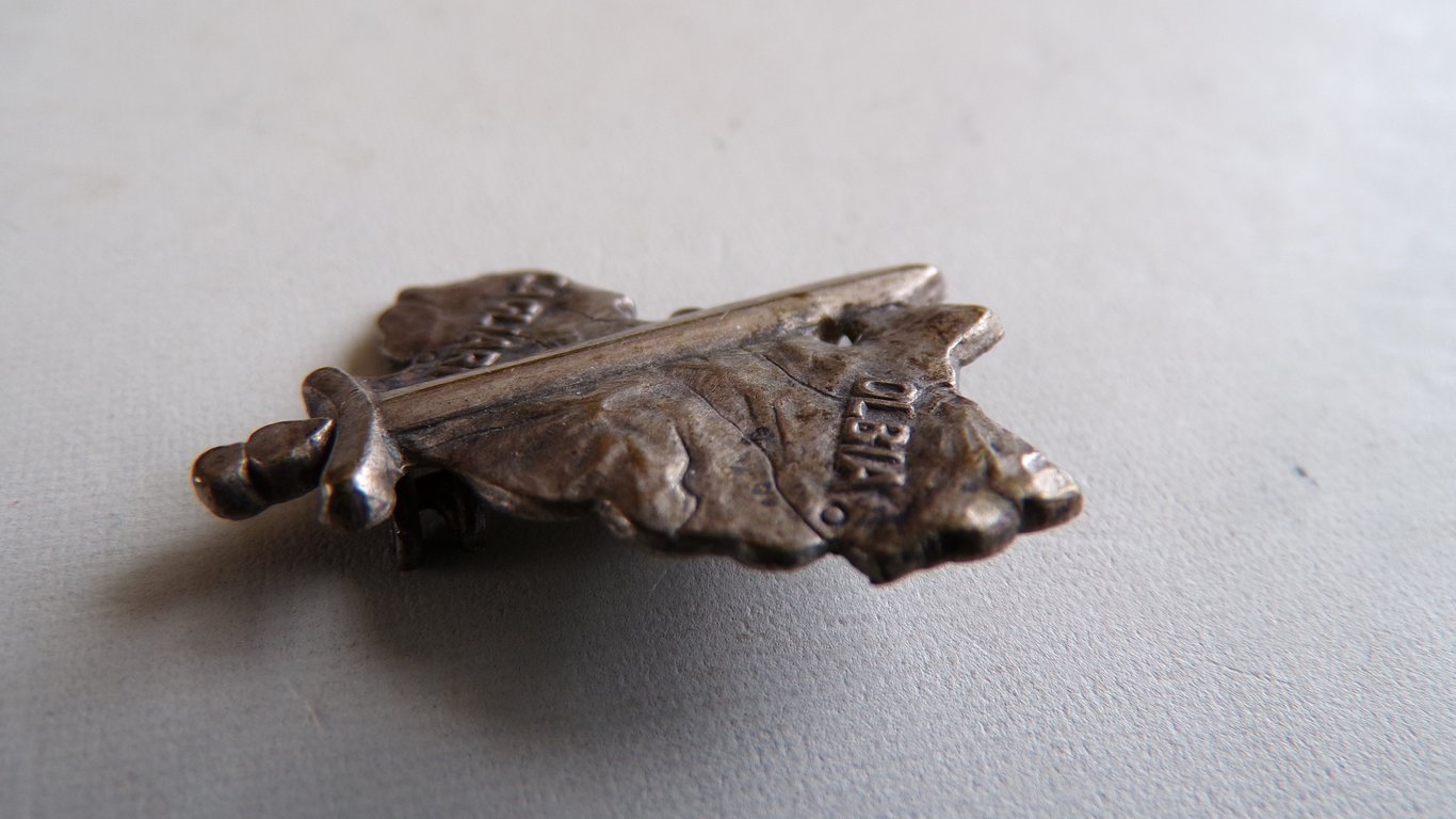 90th Panzergren, Div. Sardinia Campaign Shield Cap Badge