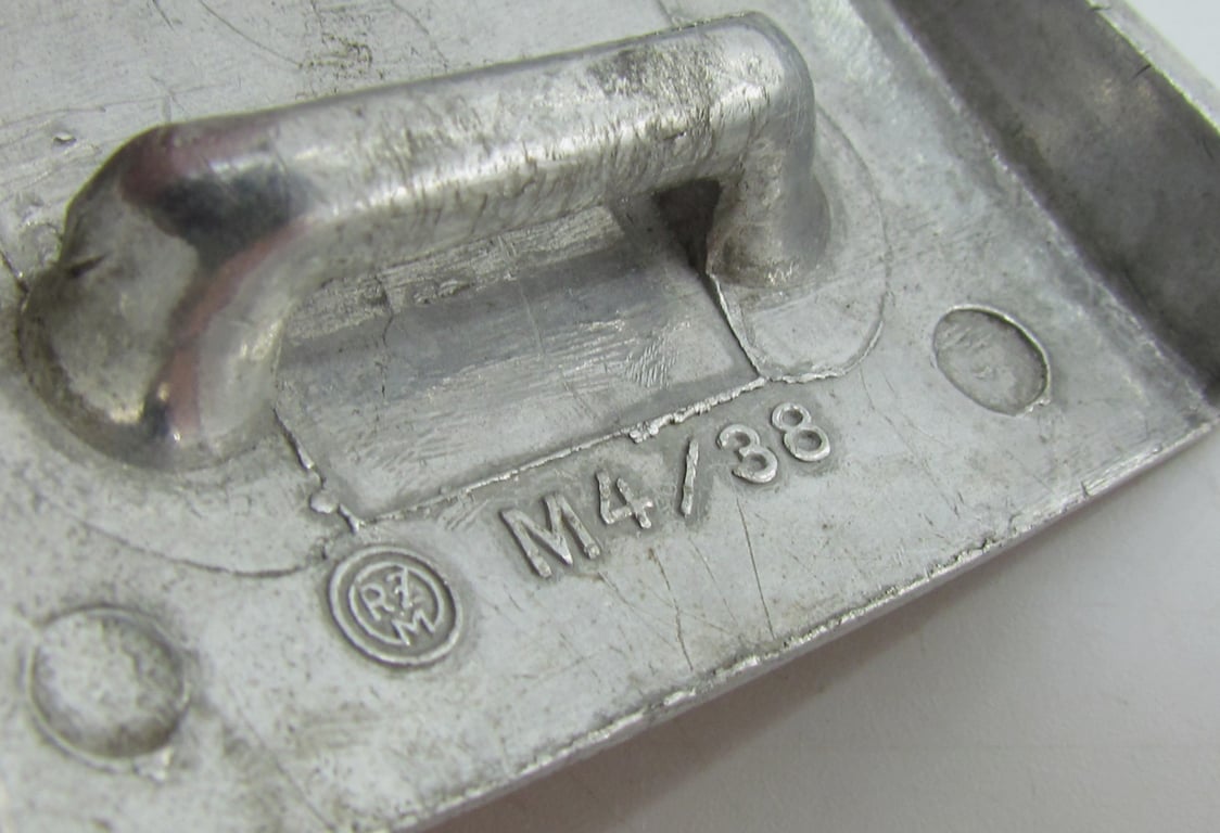 Aluminum Hitler Youth Buckle – RZM M4/38