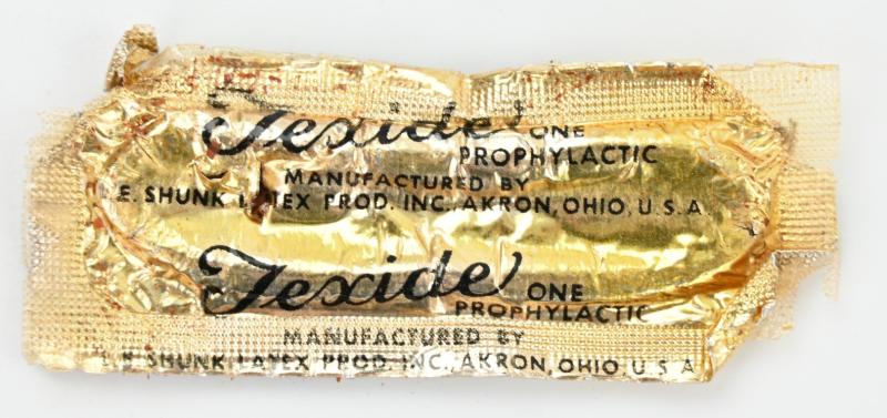 US WW2 Prophylactic Condom Texide