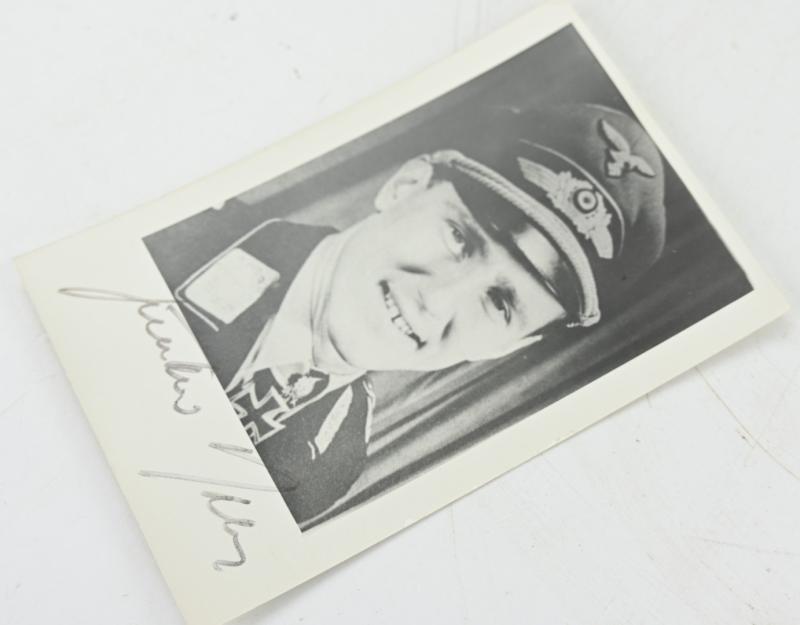 Signature of Luftwaffe KC-OLC&S Recipient 'Günther Rall'