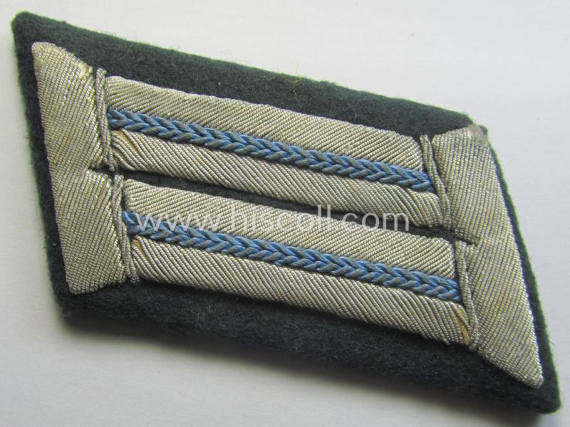 Pair of WH (Heeres) collar-tabs (ie. 'Kragenspiegel für Offiziere'): 'Offizier der Nachschub-Truppen'