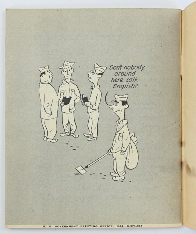 US WW2 French Language Guide