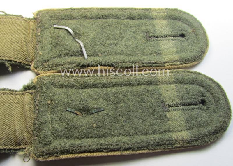 Pair of WH (Heeres) NCO-type shoulderstraps: 'Feldwebel eines Infanterie-Regiments'