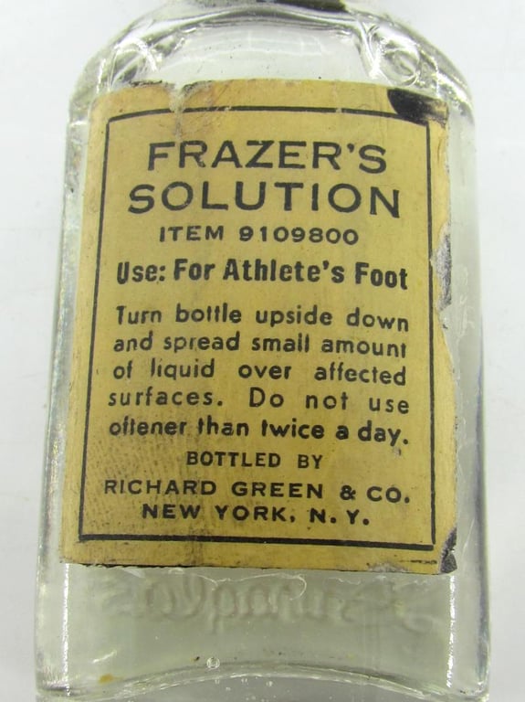 US WWII Frazer's Solution small bottle