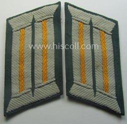 WH (Heeres) pair of (later-war-pattern) officers'-type collar-tabs (ie....