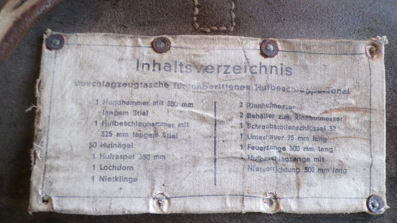 Farrier's tool pouch