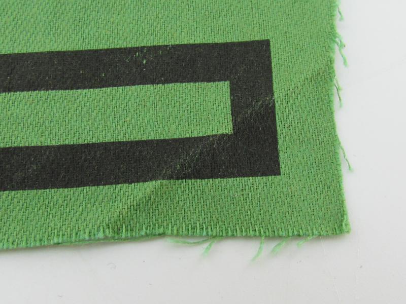 Printed Wehrmacht ( Heer ) camouflage rank patch