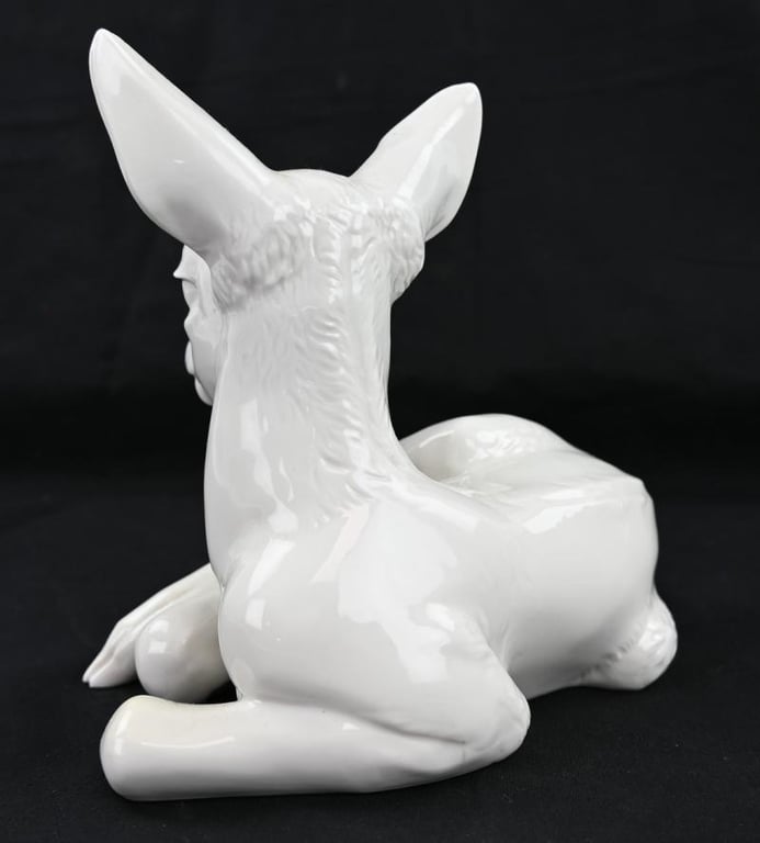 German SS Allach Porcelain 'Lying Fawn'