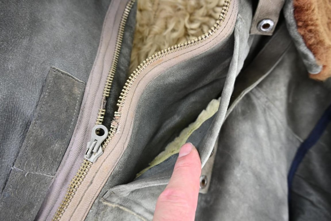 German LW suede winter 'Channel' flying jacket