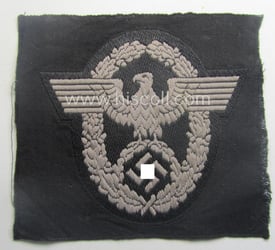 Police- (ie. 'Polizei- o. Panzer'-) related armbadge (ie....