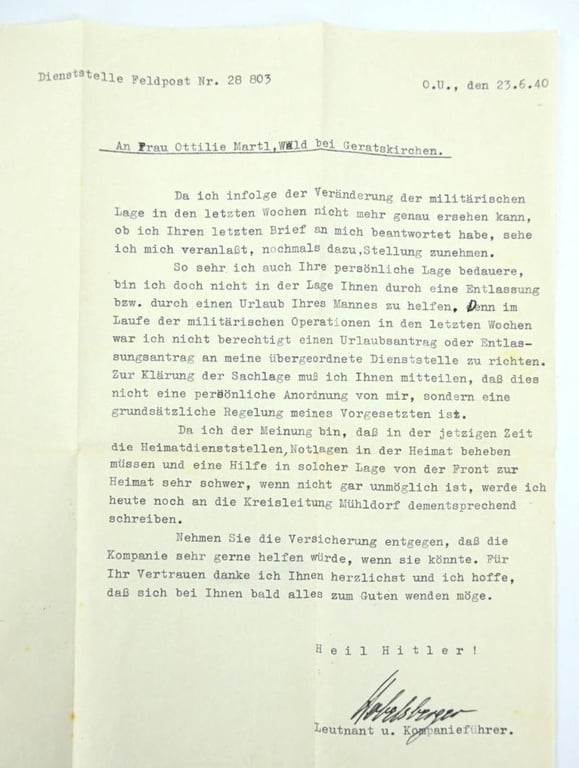 German Third Reich Paper Document set 'Stettin'