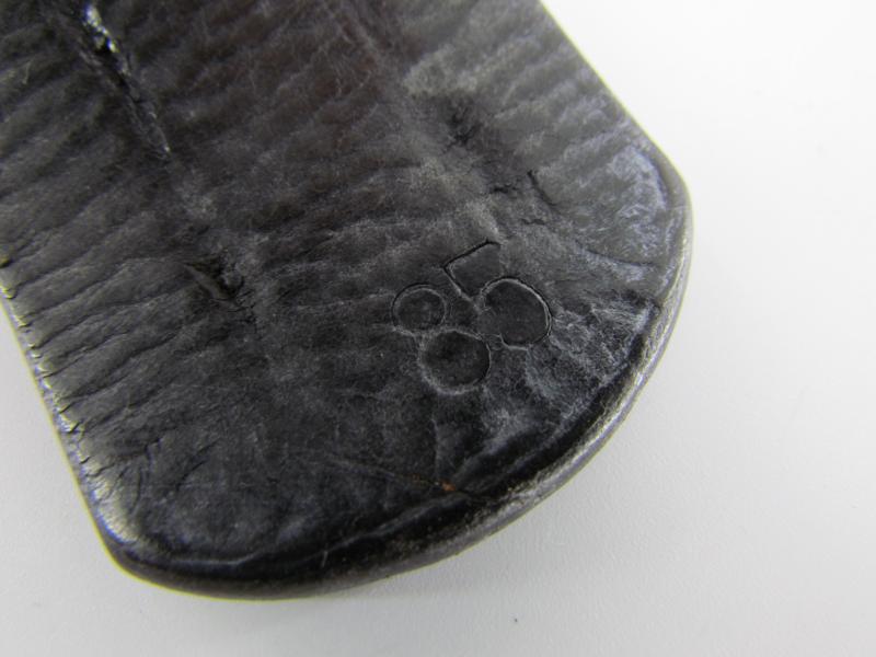 German Leather Equipment Belt with aluminum hook ( O&C )