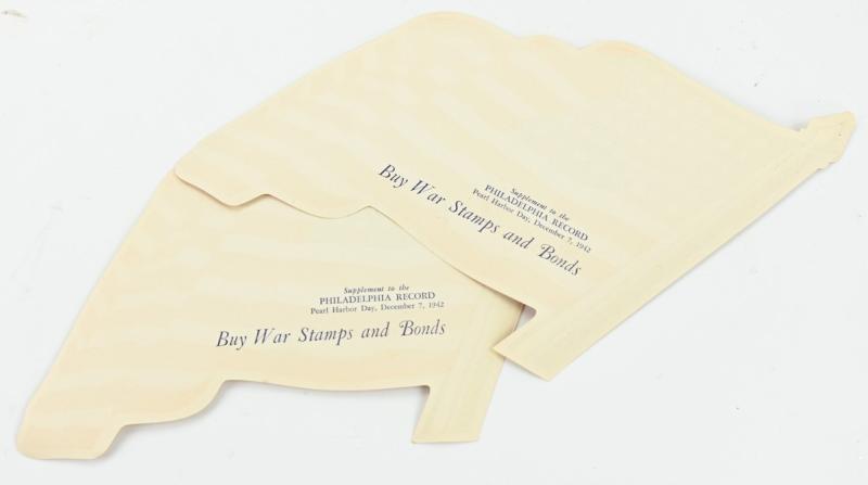 US WW2 War Bonds Stars & Stripes Flag Sticker Set