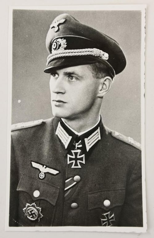 Signature of Wehrmacht Heer KC Recipient 'Konrad Zecherle'