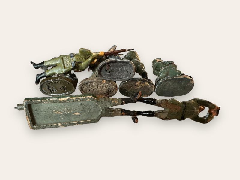 8x German WWII Toy Soldiers
