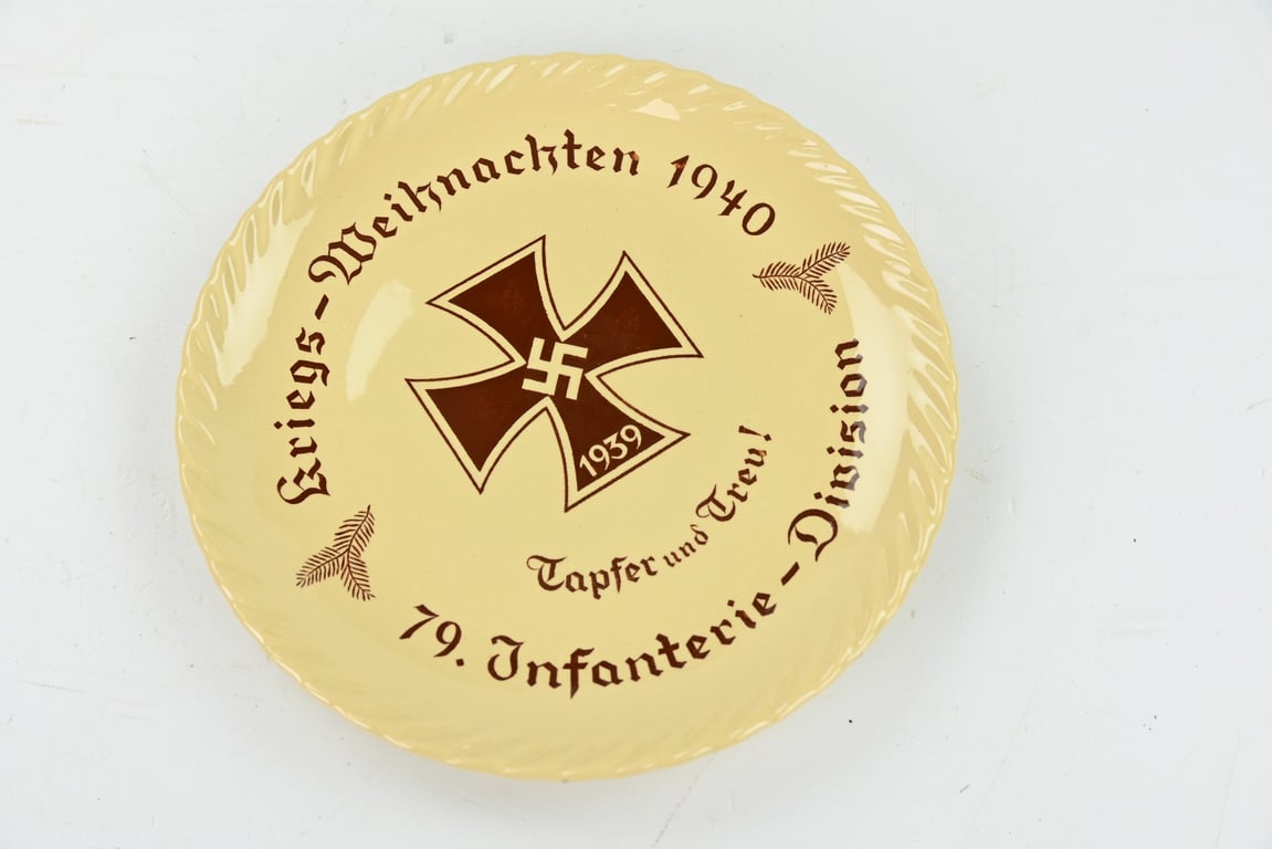 German WH 79th Infantry Division Remembrance Plate 1940