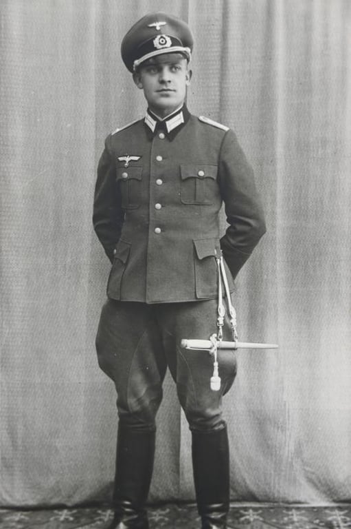 German WH Officer Portrait Picture