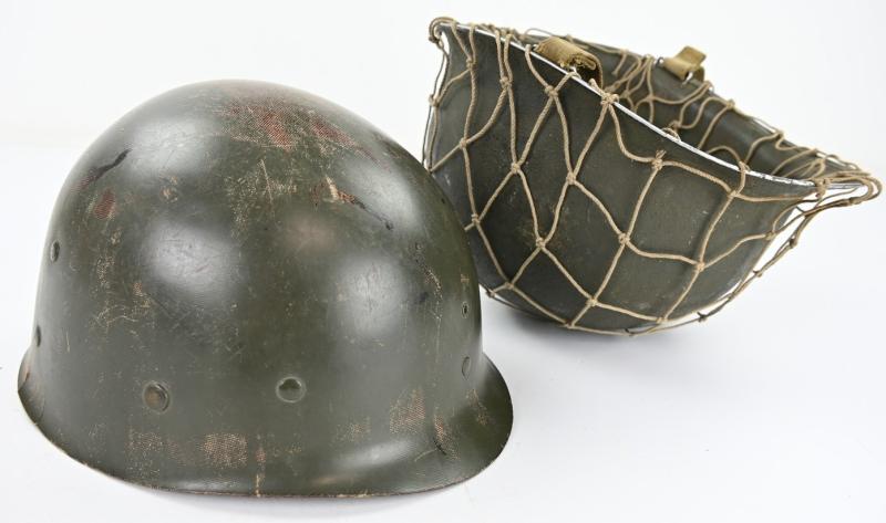 US WW2 Fixed Bale Combat Helmet 'Captain'