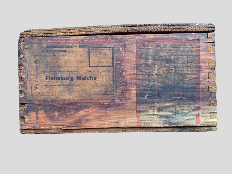 Wooden 'Patronenkasten 900' Ammunition Box