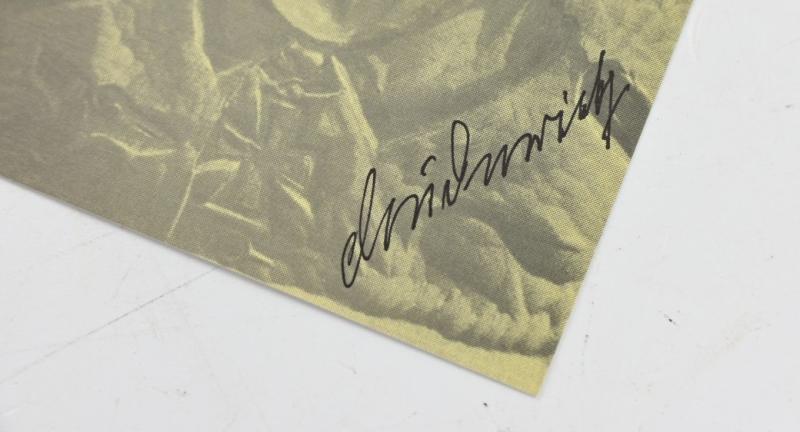 SIgnature of Wehrmacht Heer KC Recipient 'Georg Audenrieth'