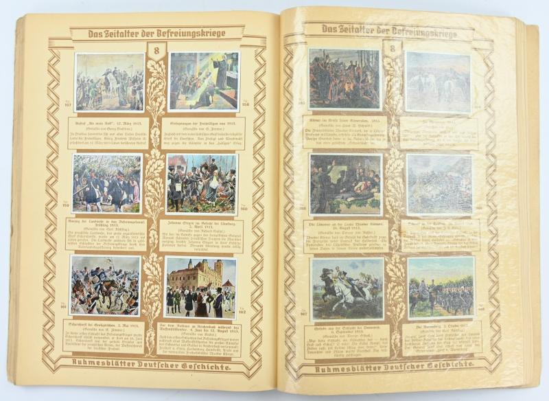 German Third Reich CigaretAlbum 'Ruhmesblätter Deutscher Geschichte'