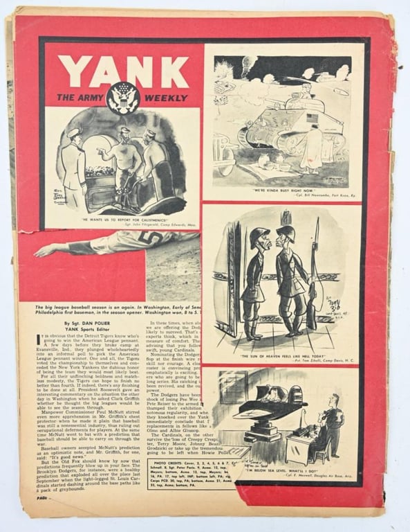US WW2 Yank Magazine 1943