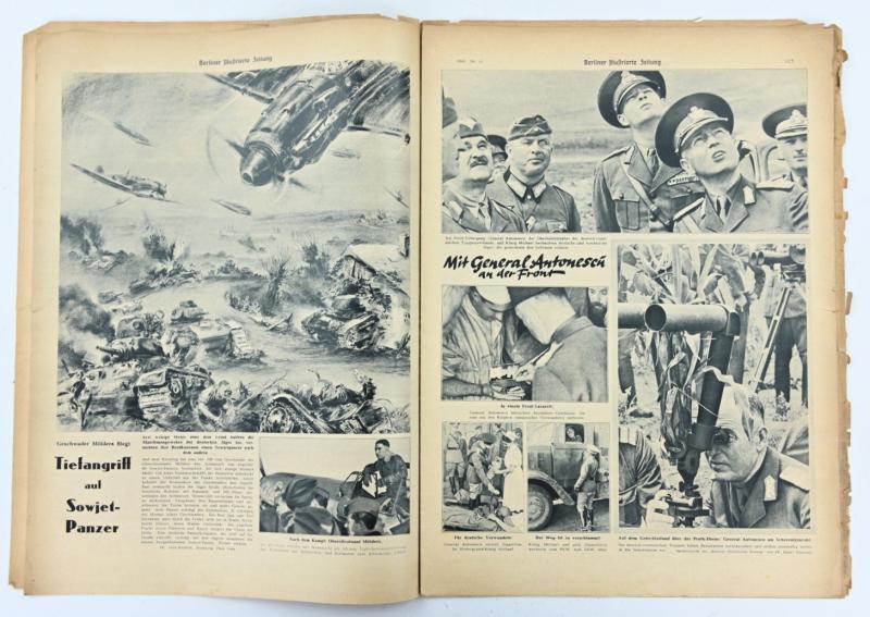 German Berliner Illustrierte Zeitung Newspaper 1941