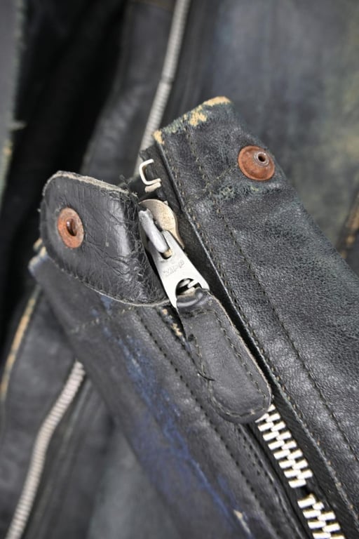 German KM Leather Coverall