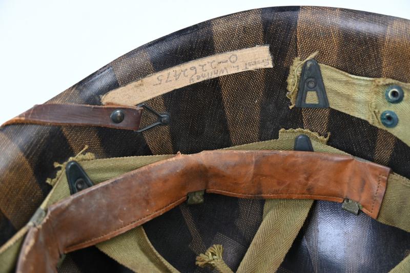 US WW2 Captain Eight Army M1 Helmet Liner